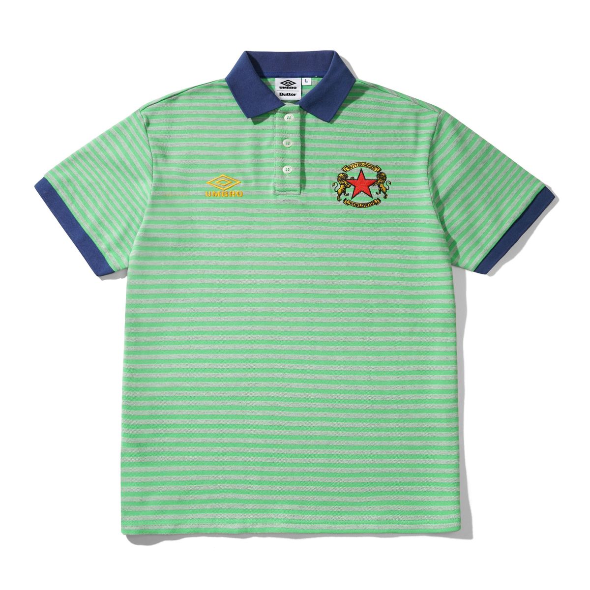 Butter Goods x Umbro Crest Polo - Grass