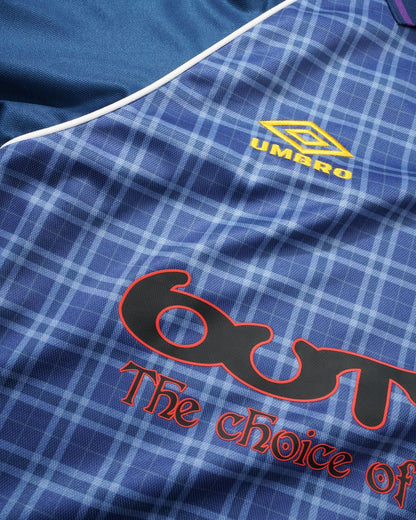Butter Goods x Umbro Plaid Jersey - Navy / Slate