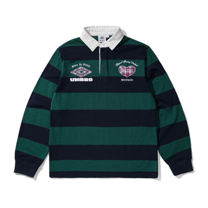 Butter Goods x Umbro Victory Rugby Polo - Navy / Forest