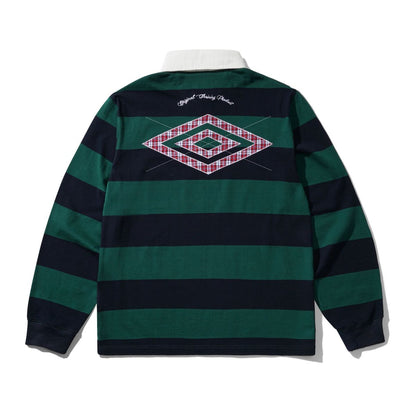 Butter Goods x Umbro Victory Rugby Polo - Navy / Forest