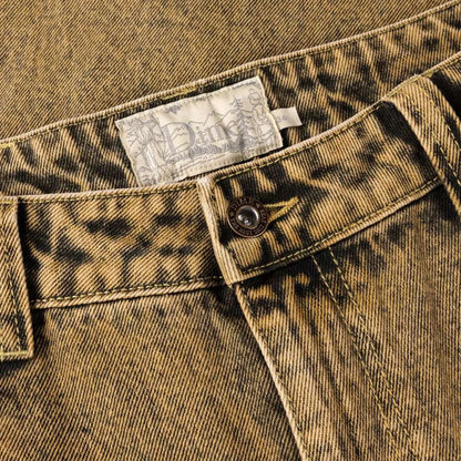 Dime Classic Baggy Denim Pants - Overdyed Gold