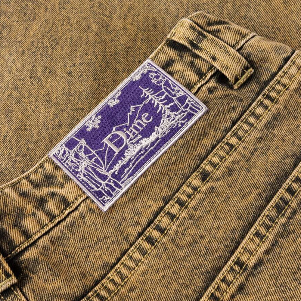 Dime Classic Baggy Denim Pants - Overdyed Gold