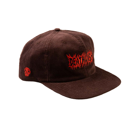 Deathwish Stomp Cord Snapback - Brown