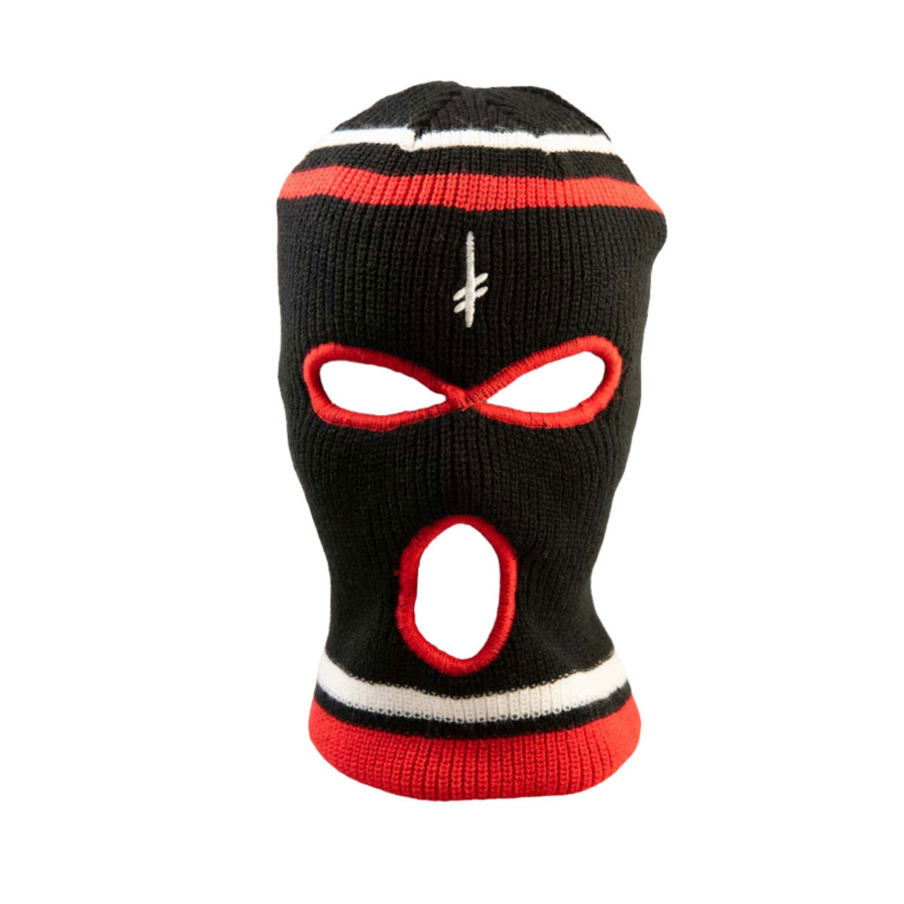 Deathwish Gang Logo Ski Mask - Black/Red