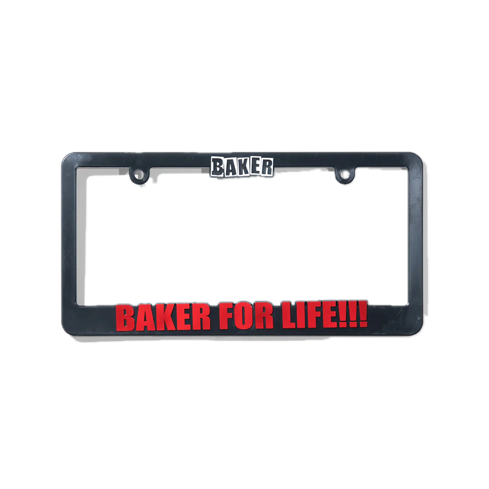 Baker 4Life License Plate