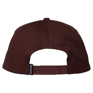 Spitfire Bighead Snapback - Dark Red/Black