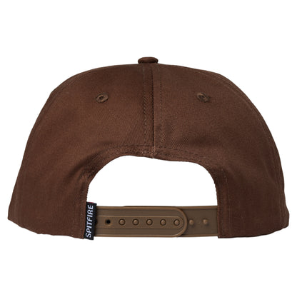 Spitfire Old E Arch Snapback - Brown