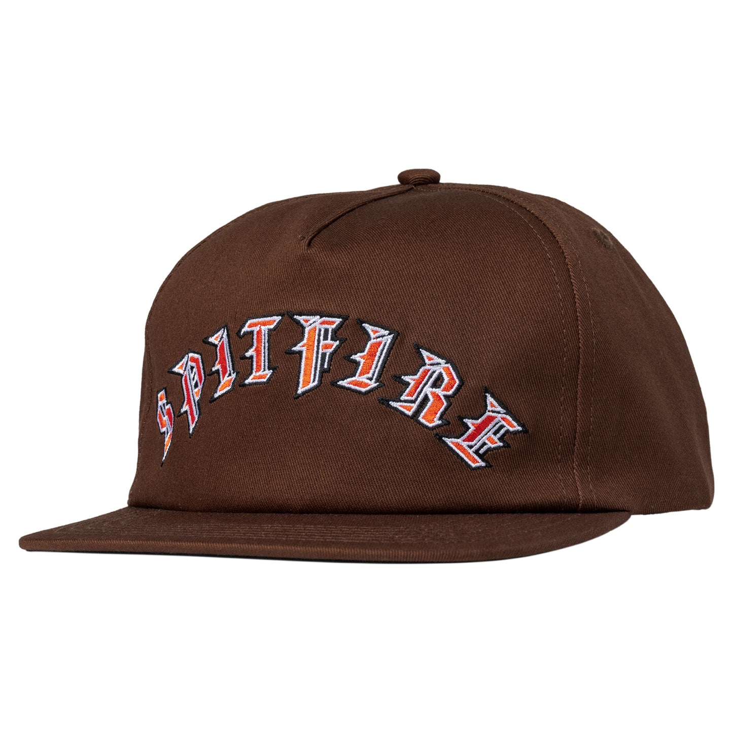 Spitfire Old E Arch Snapback - Brown