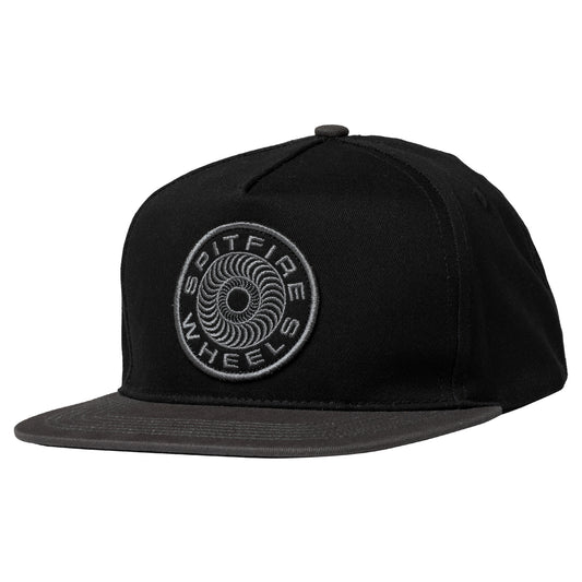 Spitfire Classic '87 Swirl Patch Snapback - Black/Charcoal