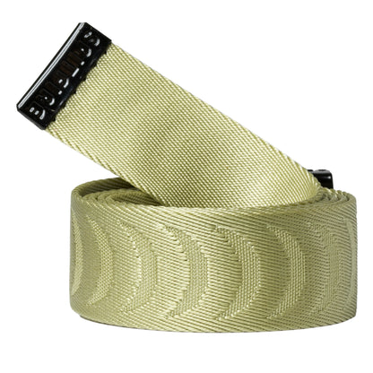 Spitfire Bighead Crescent Jacquard Web Belt - Tan/Black