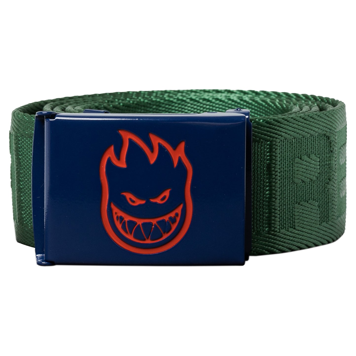 Spitfire Classic '87 Jacquard Web Belt - Dark Green/Navy/Red