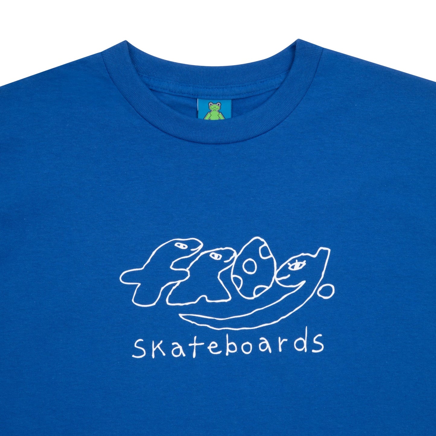 Frog Dino Logo Tee - Royal