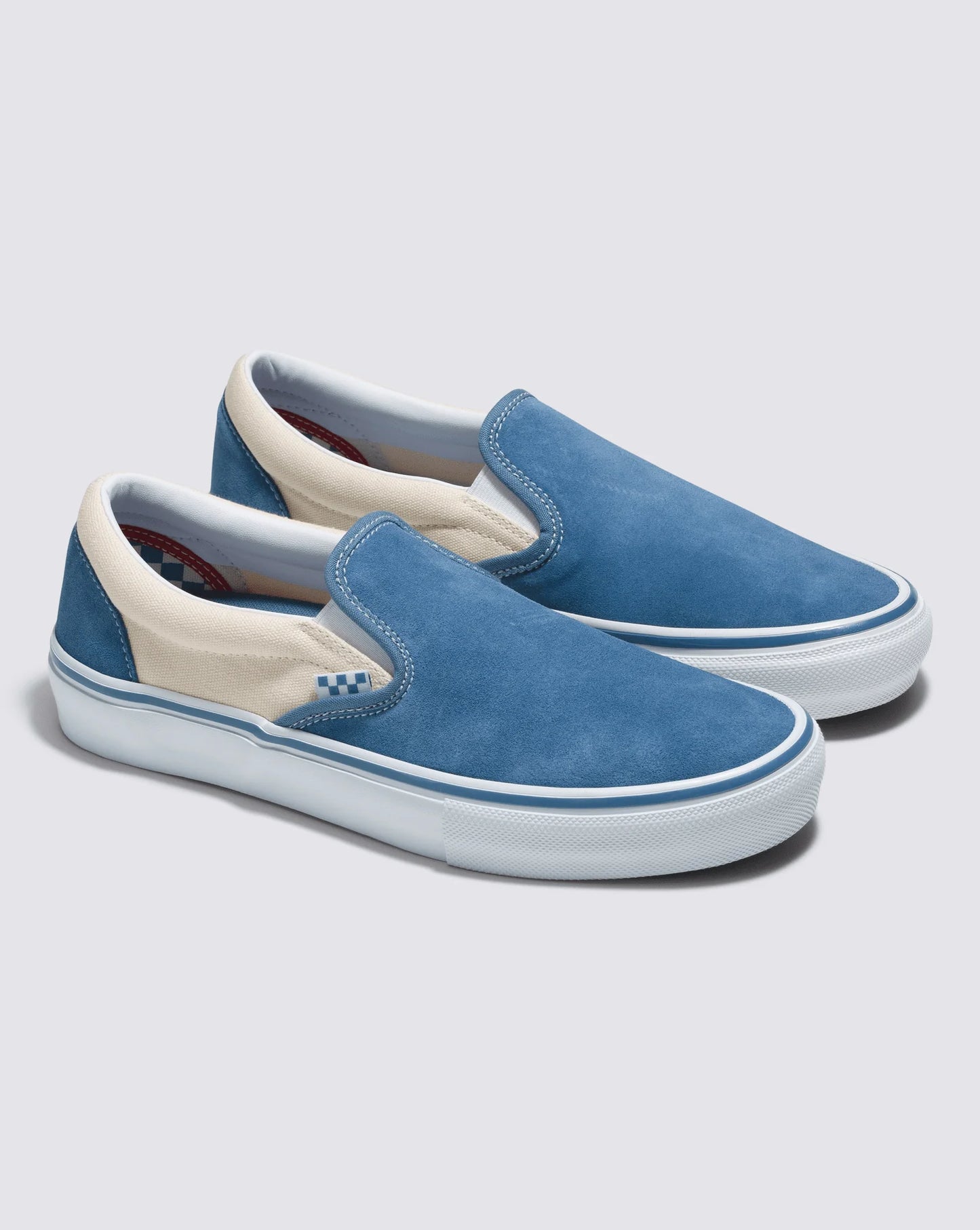 Vans Skate Slip-On - Cream/Light Navy