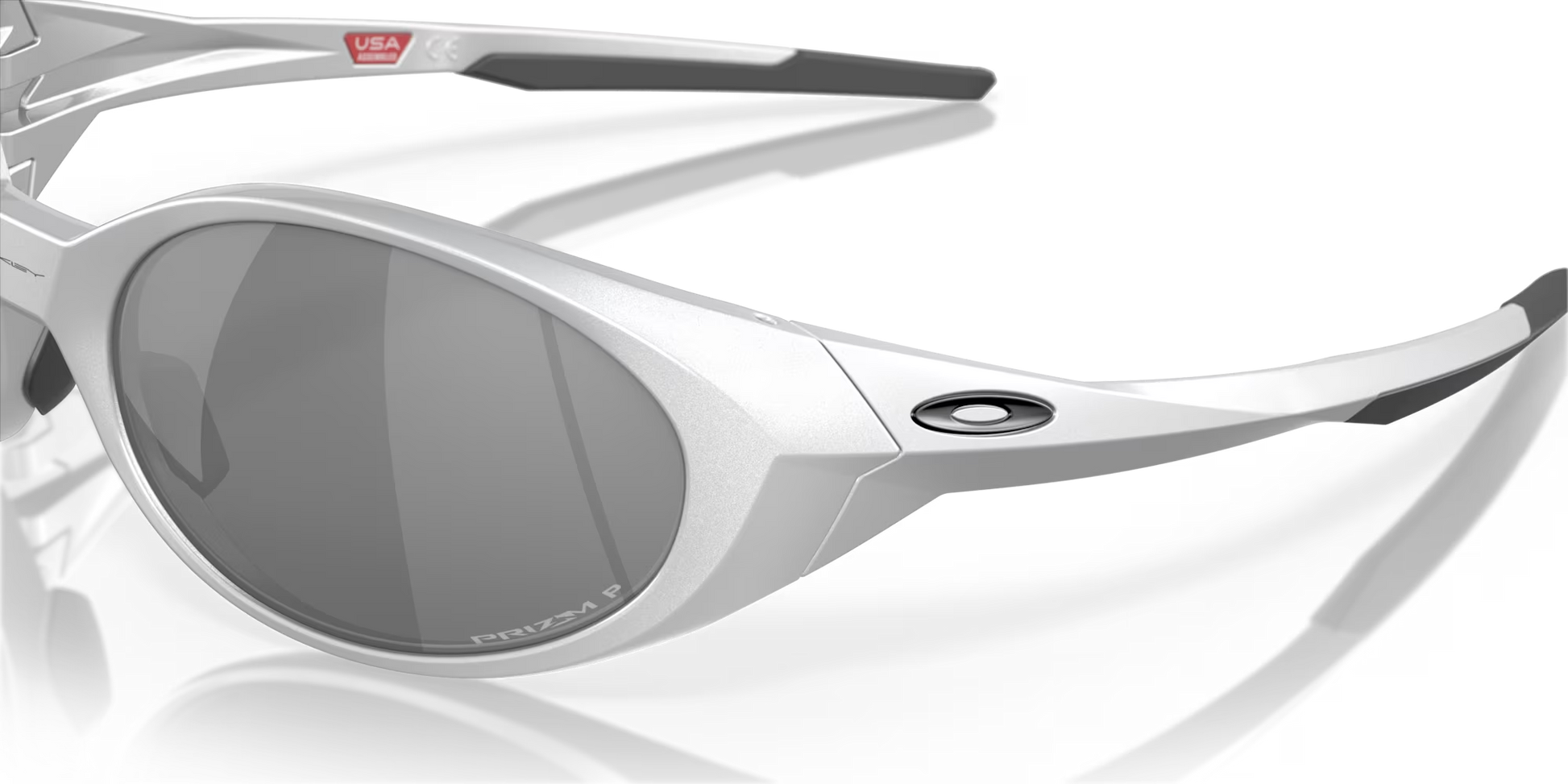 Oakley Eye Jacket Redux Sunglasses - Silver/Black – Ninetimes Oakley Eye Jacket Redux Sunglasses - Silver/Black – Ninetimes
