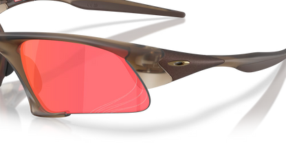 Oakley Suture Jacket Sunglasses - Matte Brown Smoke/Trail Torch