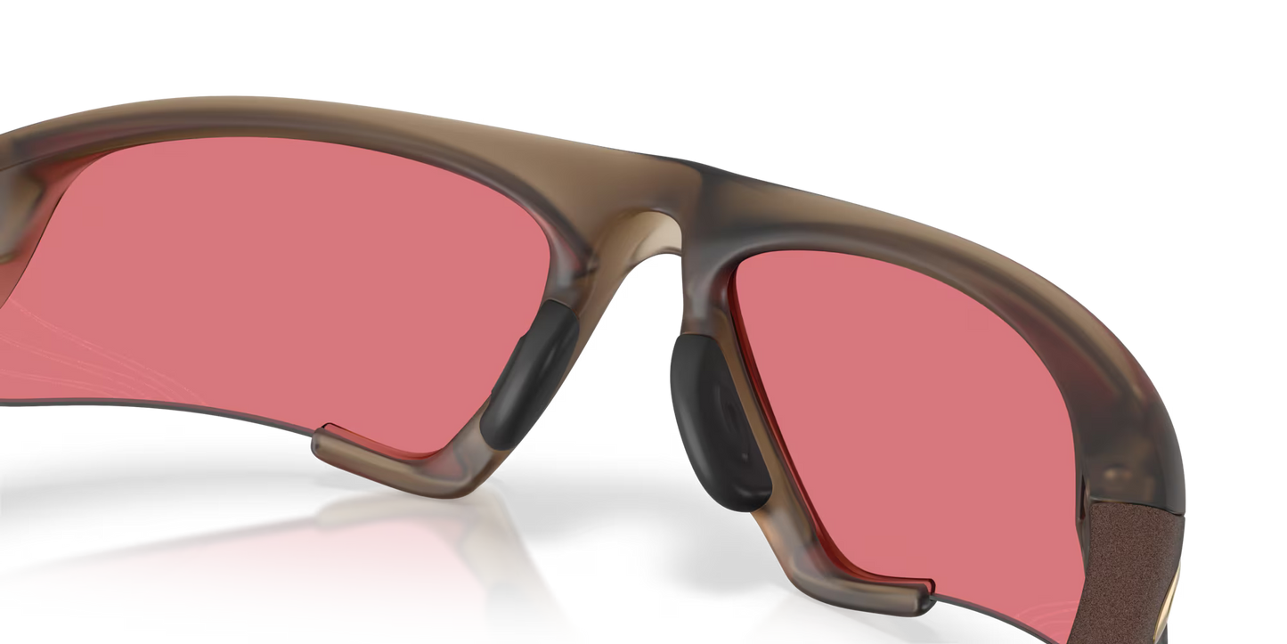 Oakley Suture Jacket Sunglasses - Matte Brown Smoke/Trail Torch