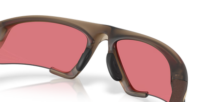 Oakley Suture Jacket Sunglasses - Matte Brown Smoke/Trail Torch