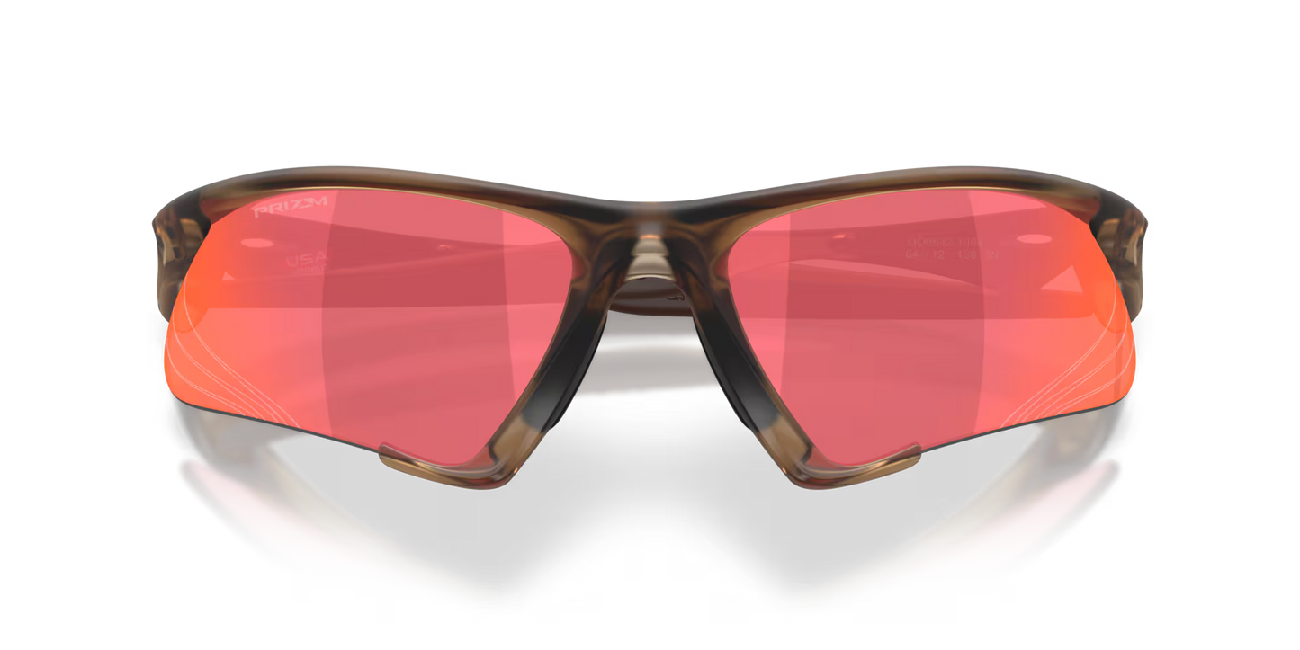 Oakley Suture Jacket Sunglasses - Matte Brown Smoke/Trail Torch