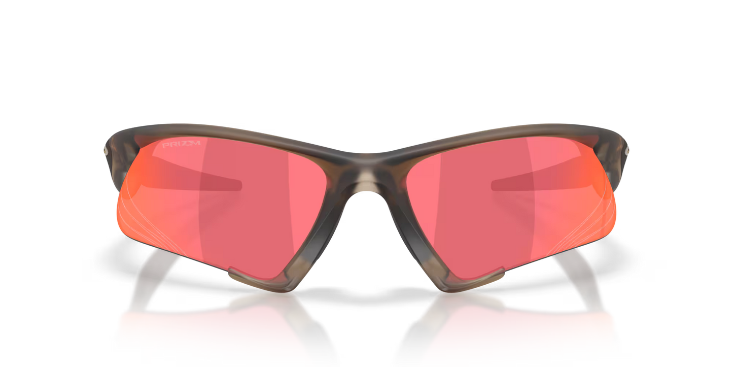 Oakley Suture Jacket Sunglasses - Matte Brown Smoke/Trail Torch