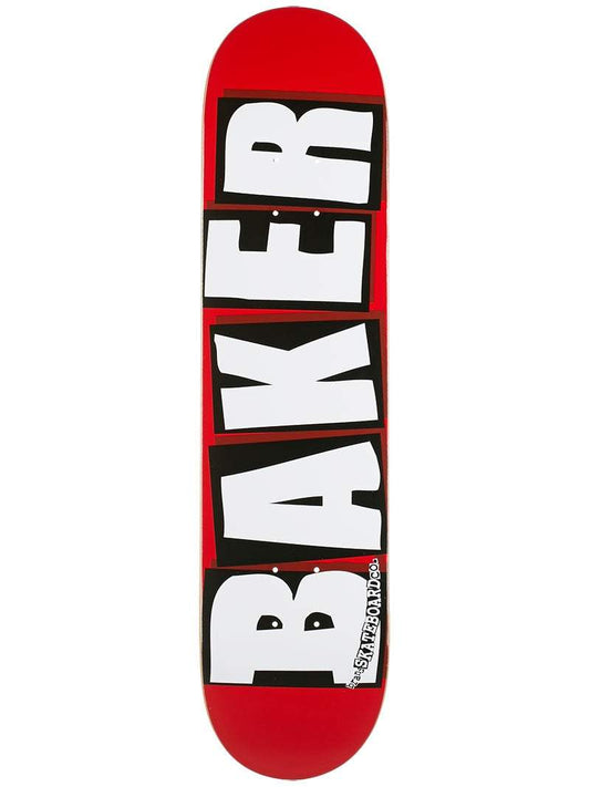 Baker Brand Logo White Deck - 8.125