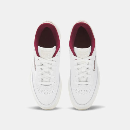 Reebok Club C 85 - White/Stucco/Maroon