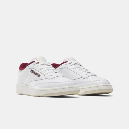 Reebok Club C 85 - White/Stucco/Maroon