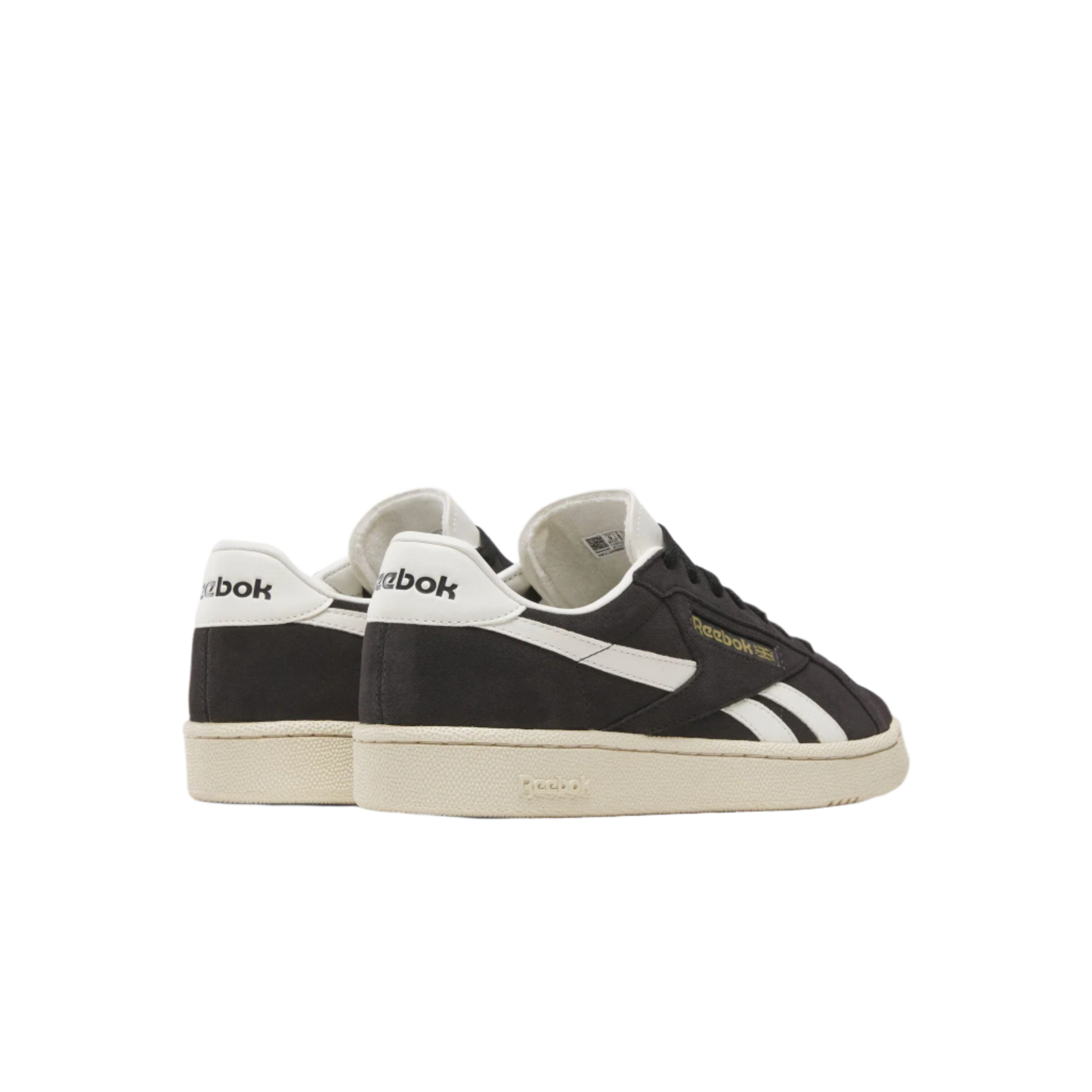 Reebok Club C Grounds UK - Washed Black/ Paper White/ Chalk