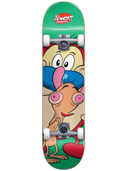 Almost Ren & Stimpy On My Back Mini Complete - 7.0 X 29.0 With Soft Wheels