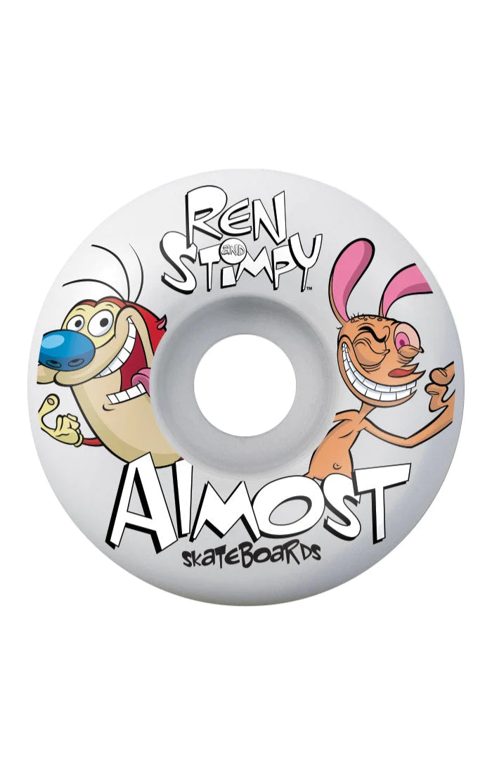 Almost Ren & Stimpy On My Back Mini Complete - 7.0 X 29.0 With Soft Wheels