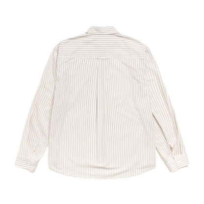 Stussy Standard Longsleeve Shirt - Natural Stripe