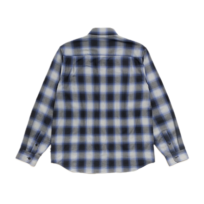 Stussy Beach Ombre Plaid Shirt - Black