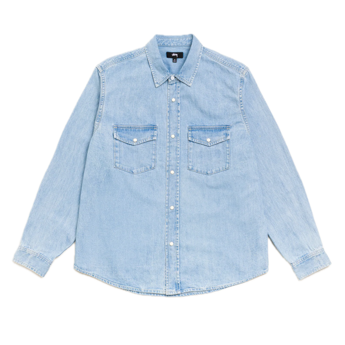 Stussy Denim Western Shirt - Light Denim