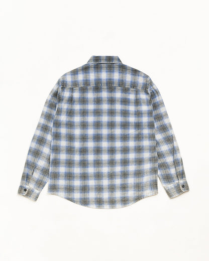 Stussy Dax Plaid Shirt - Blue