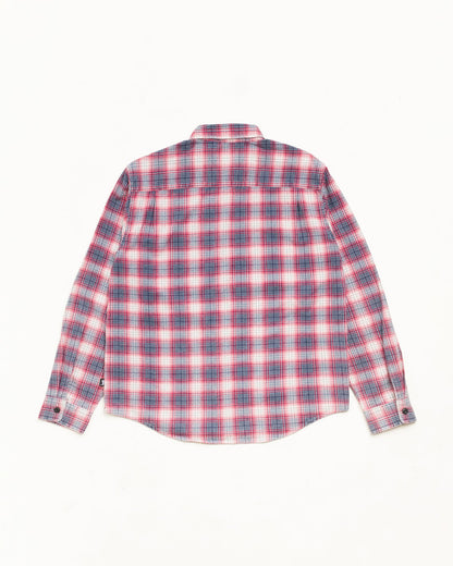 Stussy Dax Plaid Shirt - Red
