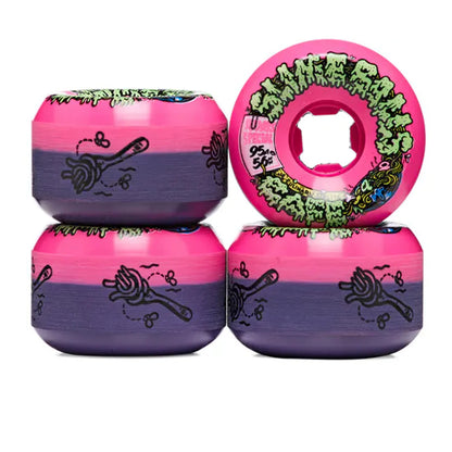 Slime Balls Double Take Cafe Vomit Mini Pink/Black Wheel - 95A 56mm