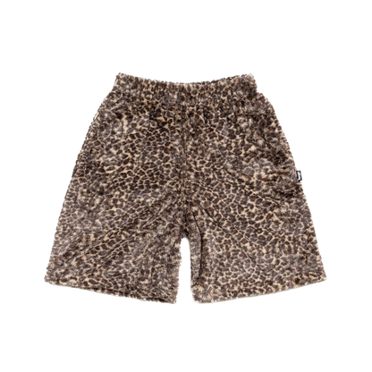 Stussy Pile Fleece Short - Leopard
