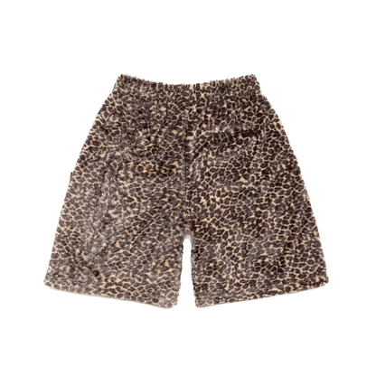 Stussy Pile Fleece Short - Leopard