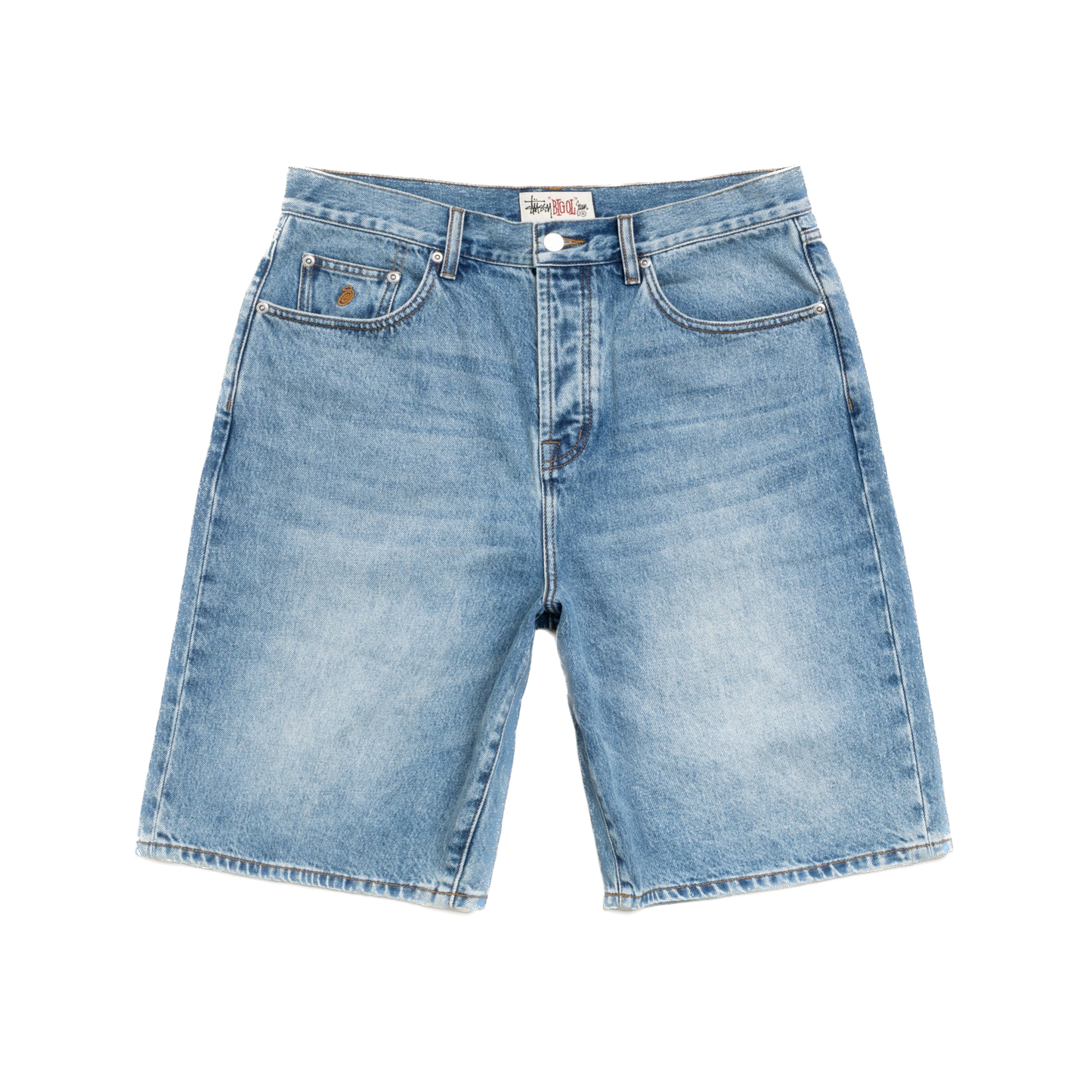 Stussy Big Ol Jean Shorts - Indigo Stone Wash