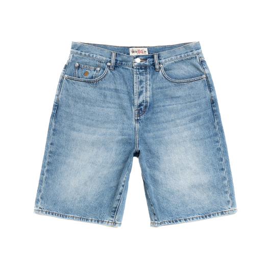 Stussy Big Ol Jean Shorts - Indigo Stone Wash