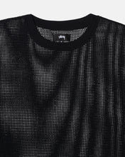 Load image into Gallery viewer, Stussy Cotton Mesh Crew Tee - Black