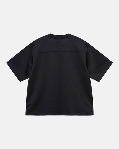 Stussy 4X4 Mesh Football Jersey - Black