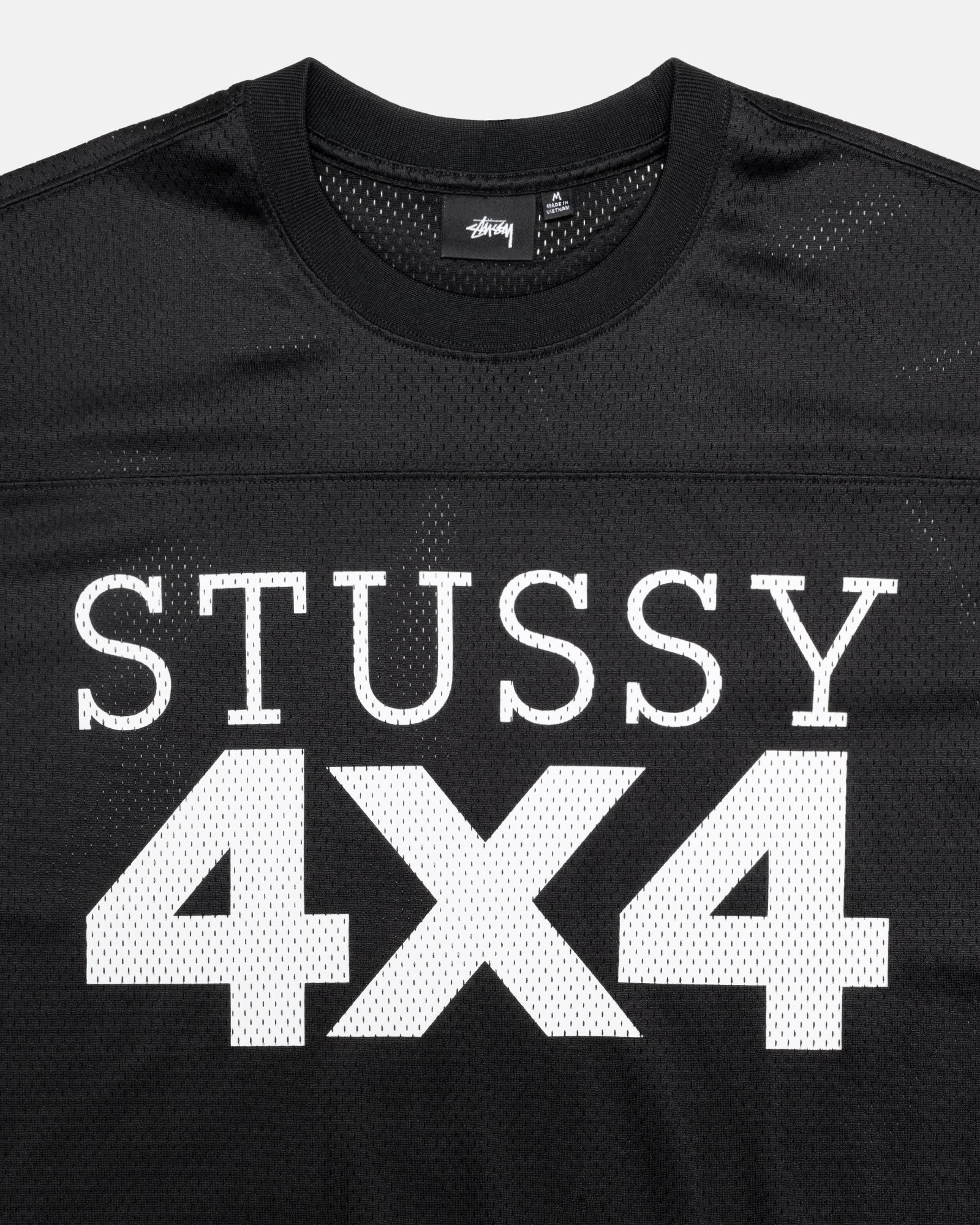 Stussy 4X4 Mesh Football Jersey - Black – Ninetimes Skateshop