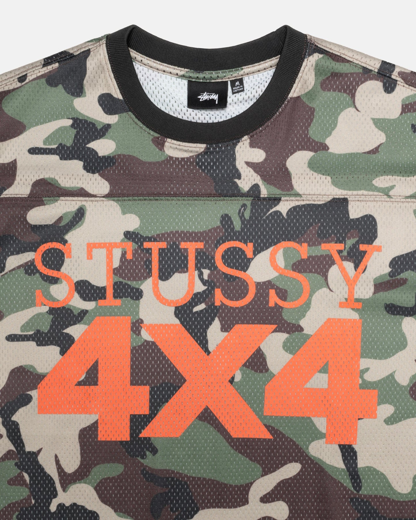 Stussy 4X4 Mesh Football Jersey - Camo