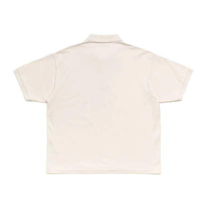Stussy Classic Pique Polo - Off White