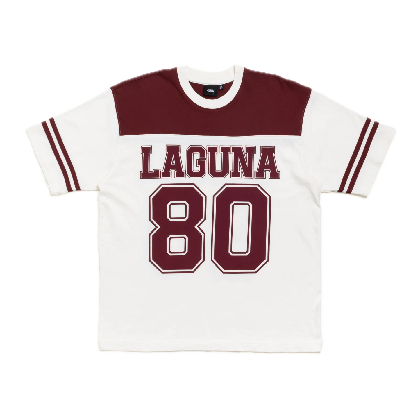 Stussy Laguna Short Sleeve - Maroon