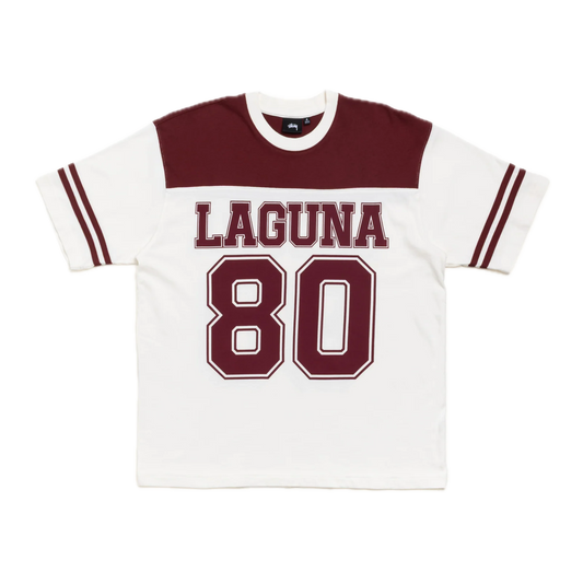 Stussy Laguna Short Sleeve - Maroon