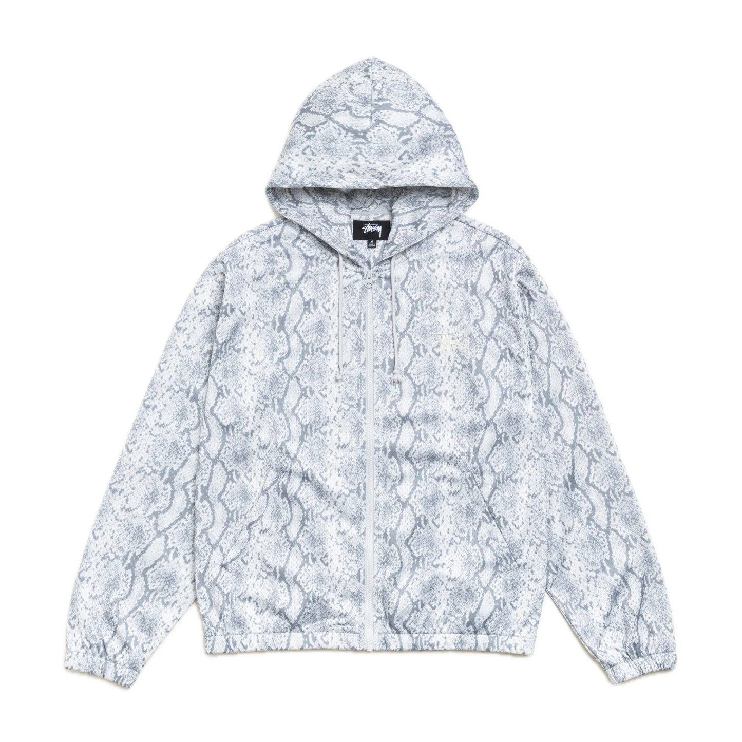 Stussy Athletic Mesh Zip Hoodie - Snake