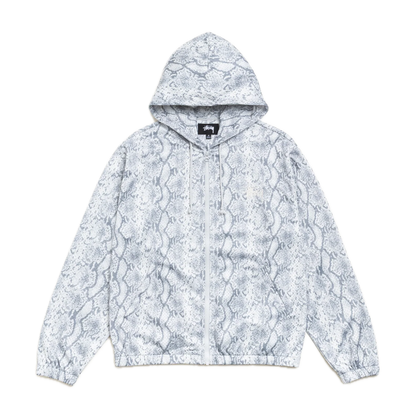 Stussy Athletic Mesh Zip Hoodie - Snake