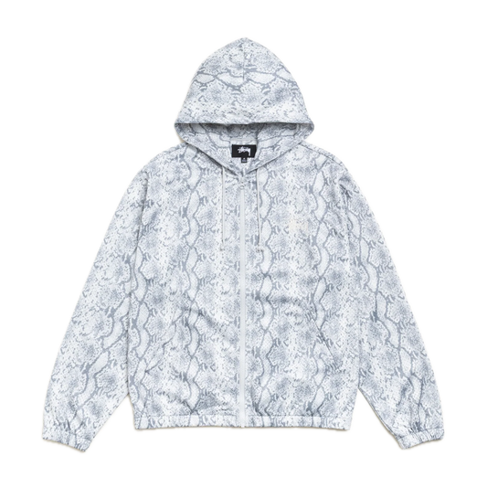 Stussy Athletic Mesh Zip Hoodie - Snake