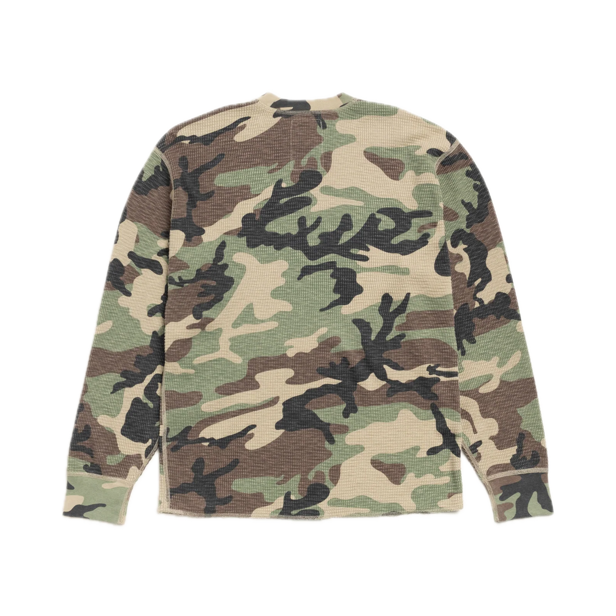 Stussy Pigment Dyed Longsleeve Thermal - Camo